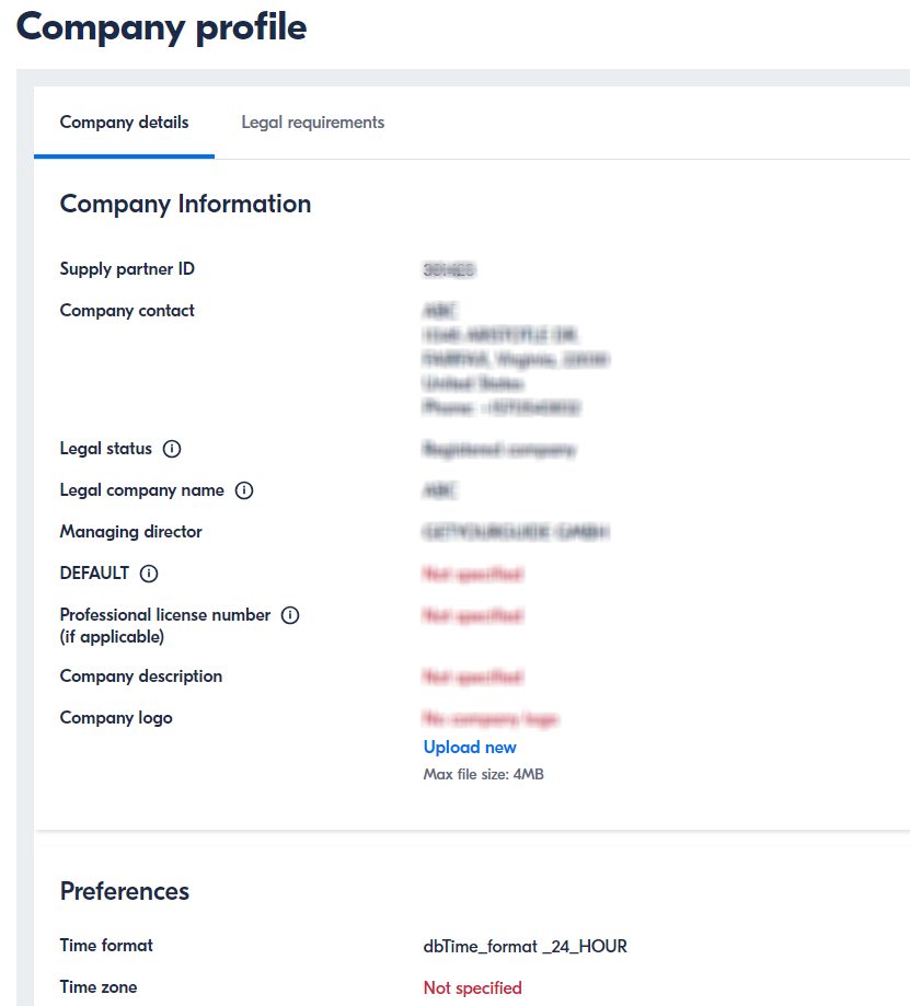 A screenshot of a company information

Description automatically generated with medium confidence